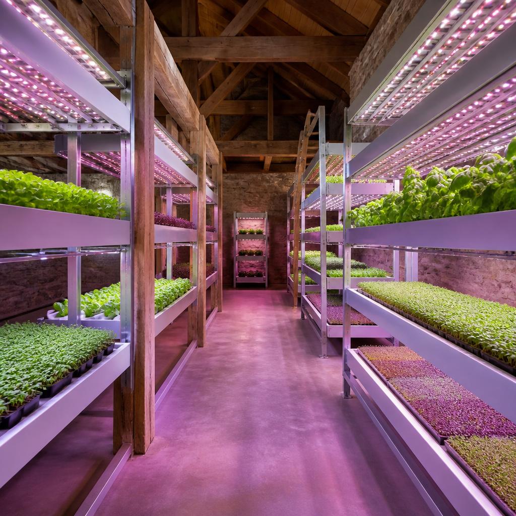 Fotorealistische Vorschau: Schweinestall umgewandelt in ein vertikale farm
